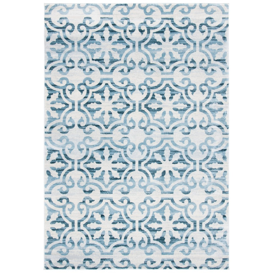 SAFAVIEH Isabella Collection ISA956N Navy / Ivory Rug Image 1