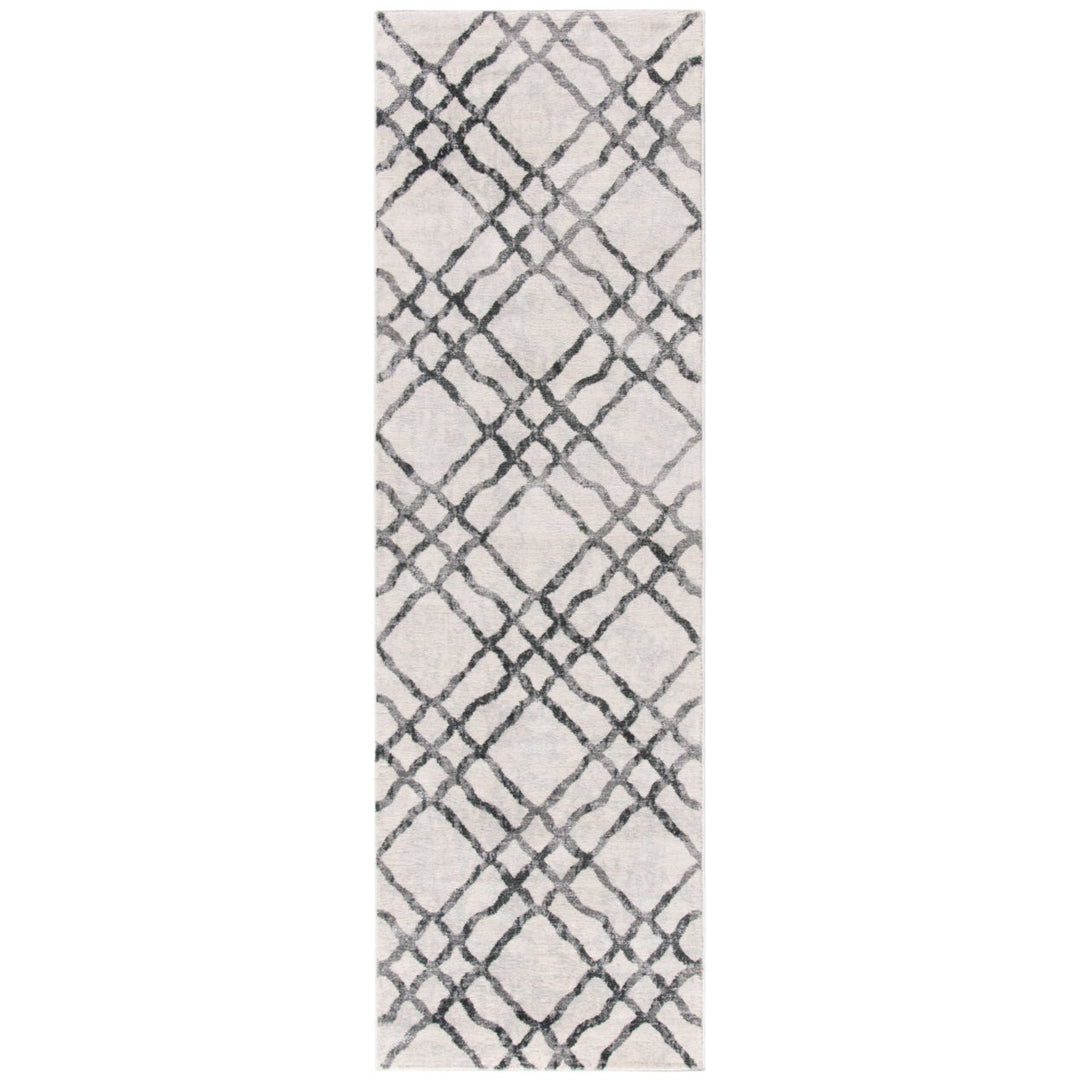 SAFAVIEH Isabella Collection ISA957B Ivory / Grey Rug Image 1