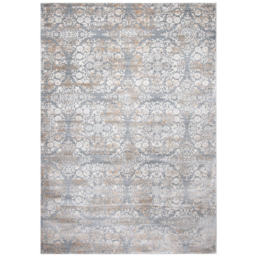 SAFAVIEH Isabella Collection ISA958G Silver / Ivory Rug Image 1