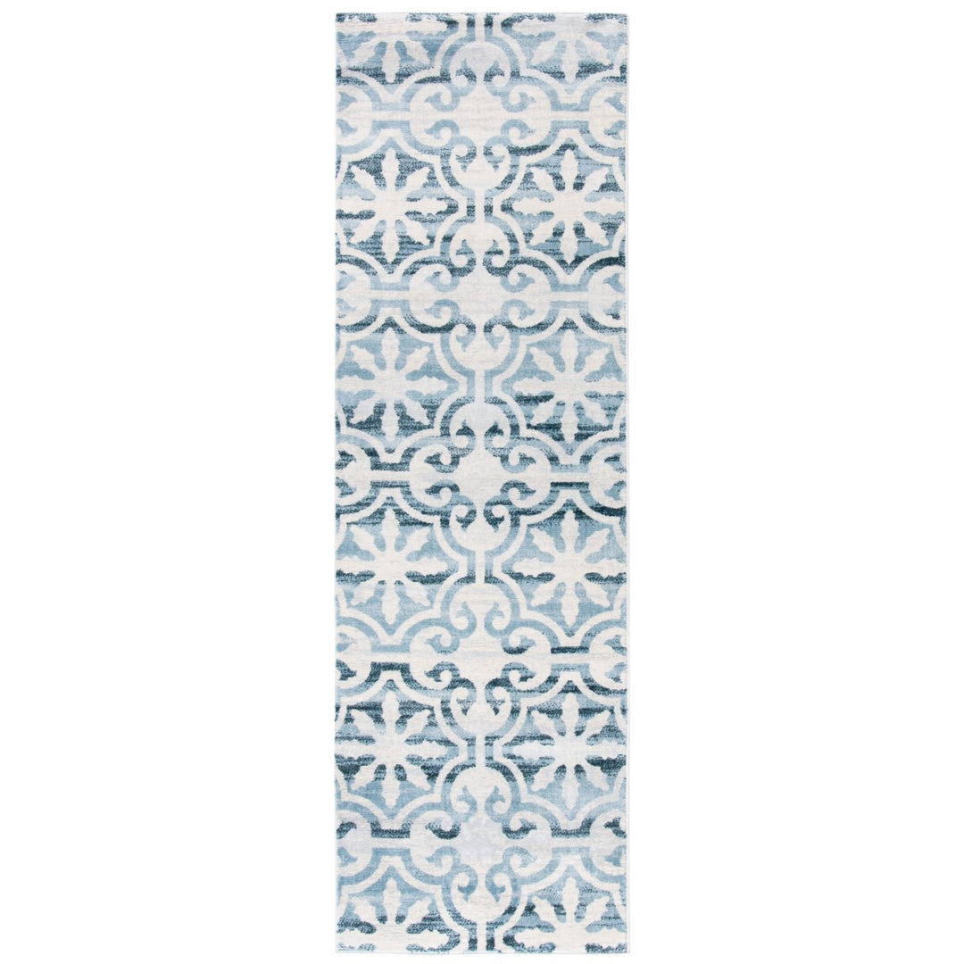 SAFAVIEH Isabella Collection ISA956N Navy / Ivory Rug Image 5