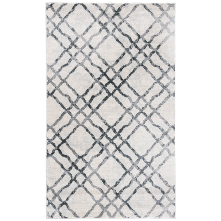 SAFAVIEH Isabella Collection ISA957B Ivory / Grey Rug Image 10