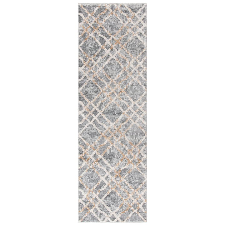 SAFAVIEH Isabella Collection ISA957G Silver / Ivory Rug Image 5