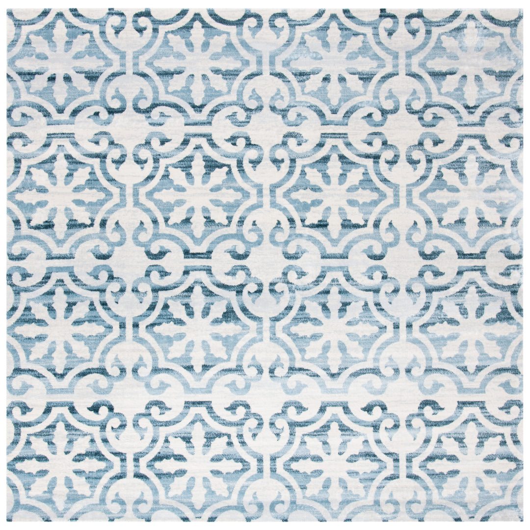 SAFAVIEH Isabella Collection ISA956N Navy / Ivory Rug Image 6