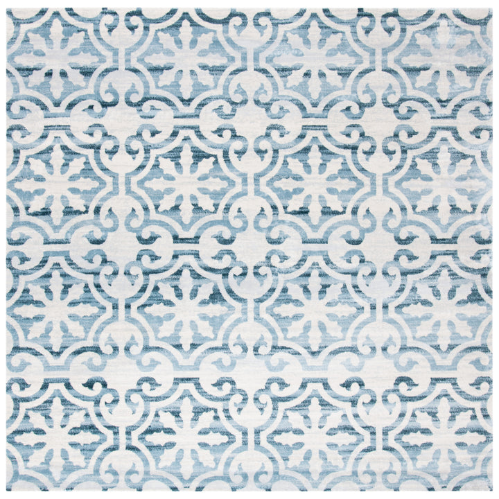 SAFAVIEH Isabella Collection ISA956N Navy / Ivory Rug Image 6