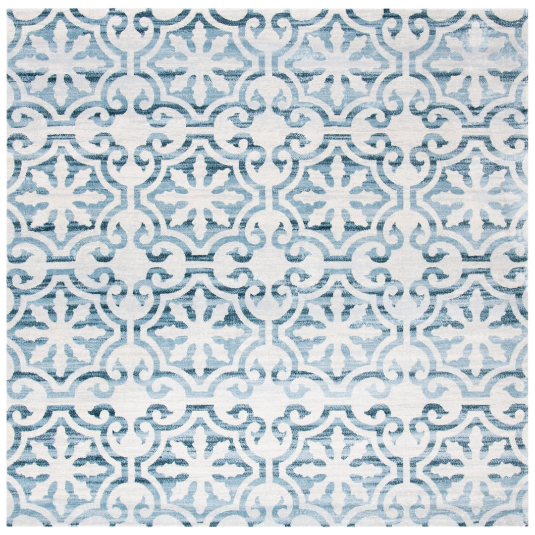 SAFAVIEH Isabella Collection ISA956N Navy / Ivory Rug Image 1