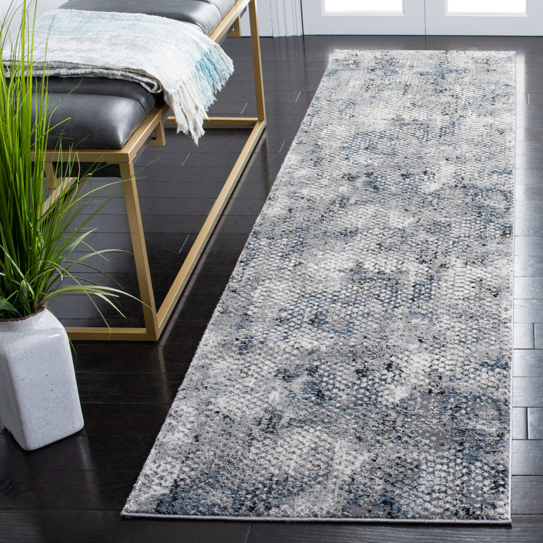 SAFAVIEH Invista Collection INV603B Beige / Grey Rug Image 3