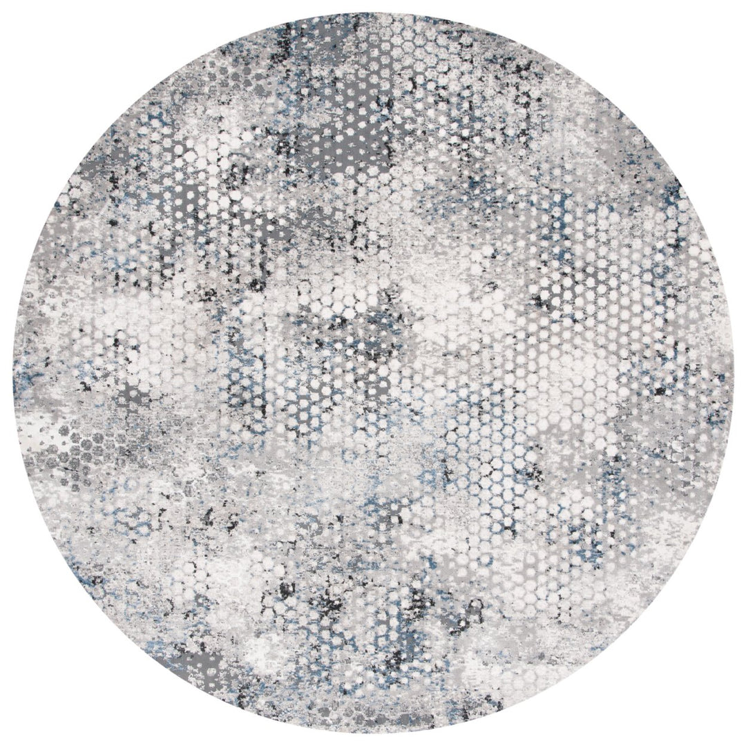 SAFAVIEH Invista Collection INV603B Beige / Grey Rug Image 1