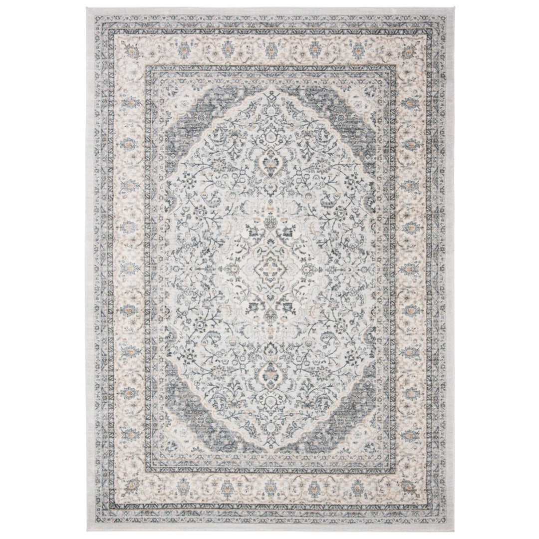 SAFAVIEH Isabella ISA919G Light Grey / Cream Rug Image 1