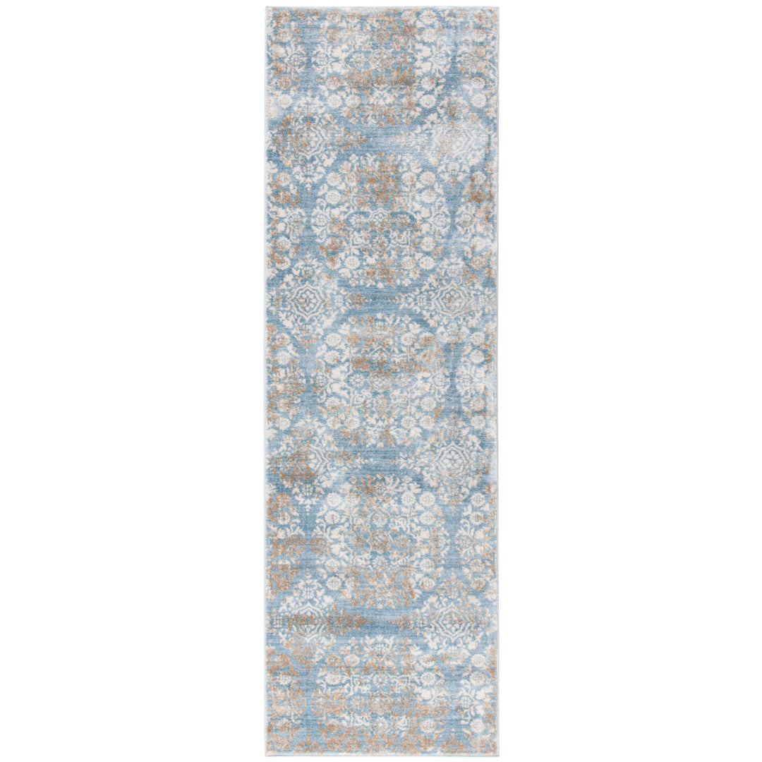 SAFAVIEH Isabella ISA958L Denim Blue / Ivory Rug Image 5