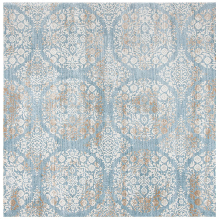 SAFAVIEH Isabella ISA958L Denim Blue / Ivory Rug Image 1