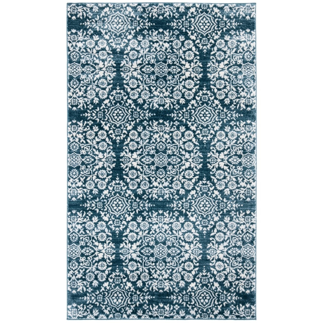 SAFAVIEH Isabella Collection ISA958N Navy / Ivory Rug Image 10