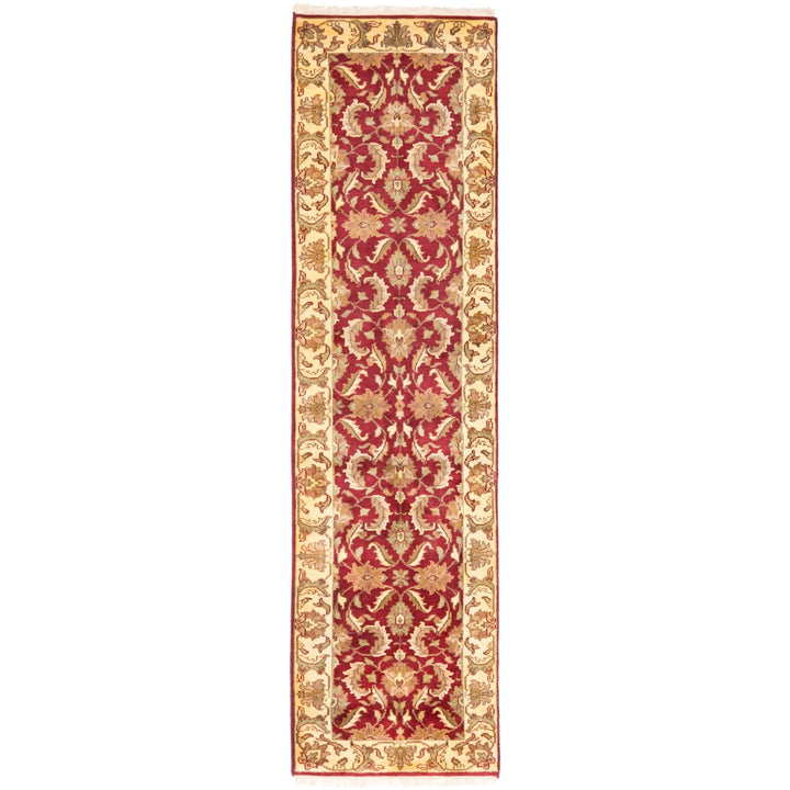 SAFAVIEH Jaipur Collection JAP412B Handmade Red/Gold Rug Image 1