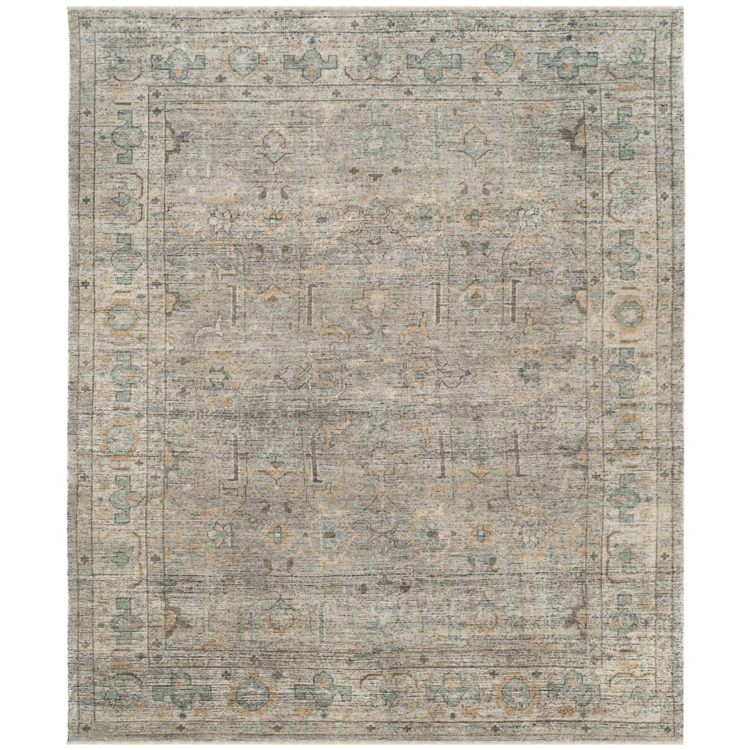 SAFAVIEH IZM188A Izmir Linen / Dusty Teal Image 1