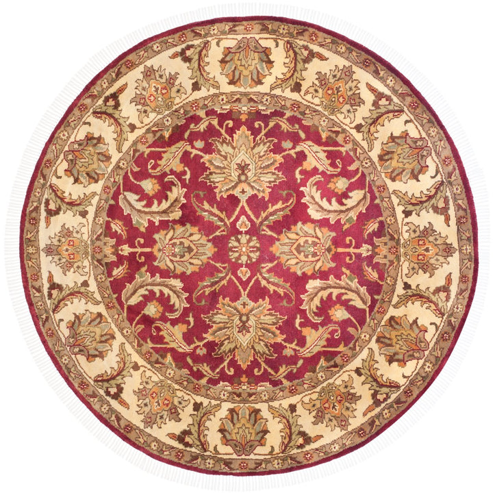 SAFAVIEH Jaipur Collection JAP412B Handmade Red/Gold Rug Image 3