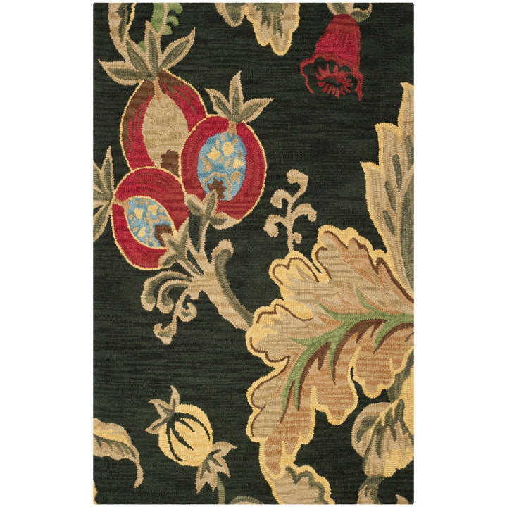 SAFAVIEH Jardin JAR324A Handmade Black / Multi Rug Image 1