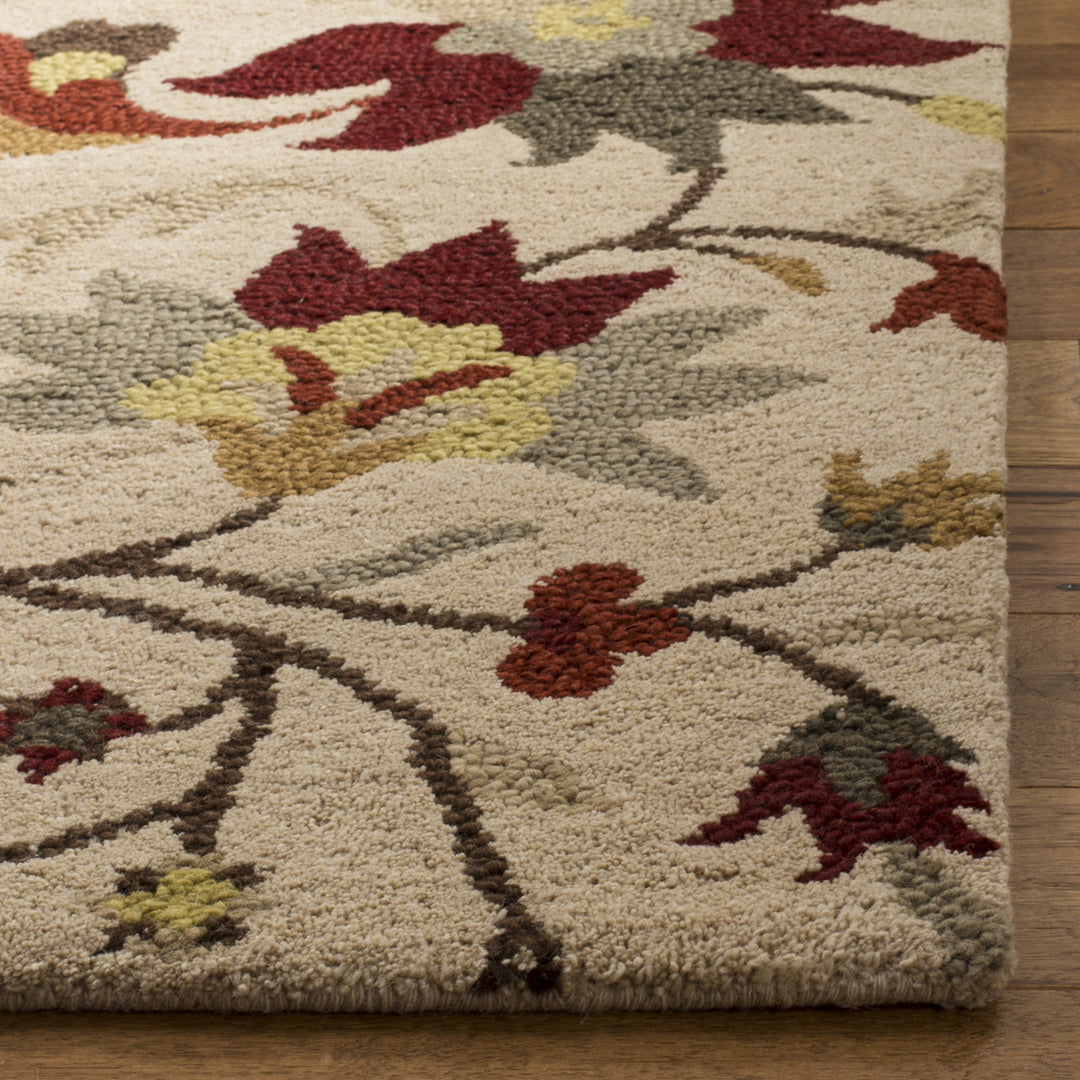 SAFAVIEH Jardin JAR457A Handmade Beige / Multi Rug Image 3