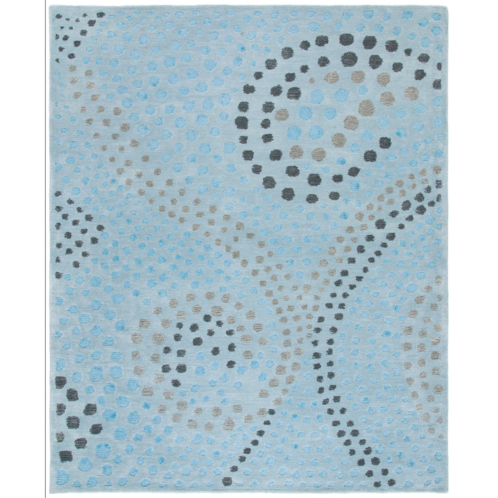 SAFAVIEH Jardin JAR453A Handmade Blue / Grey Rug Image 3