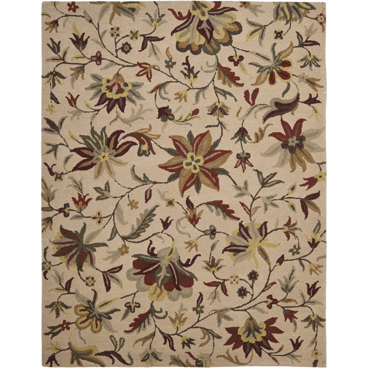 SAFAVIEH Jardin JAR457A Handmade Beige / Multi Rug Image 4