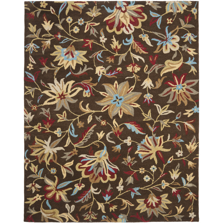 SAFAVIEH Jardin JAR457B Handmade Brown / Multi Rug Image 2