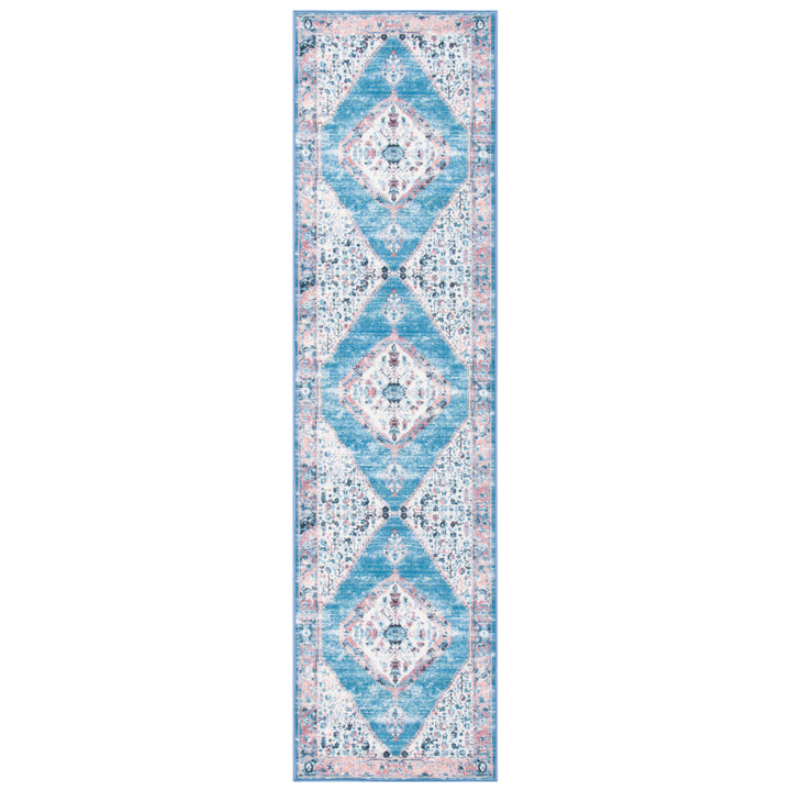 SAFAVIEH Journey Collection JNY149A Ivory / Blue Rug Image 5