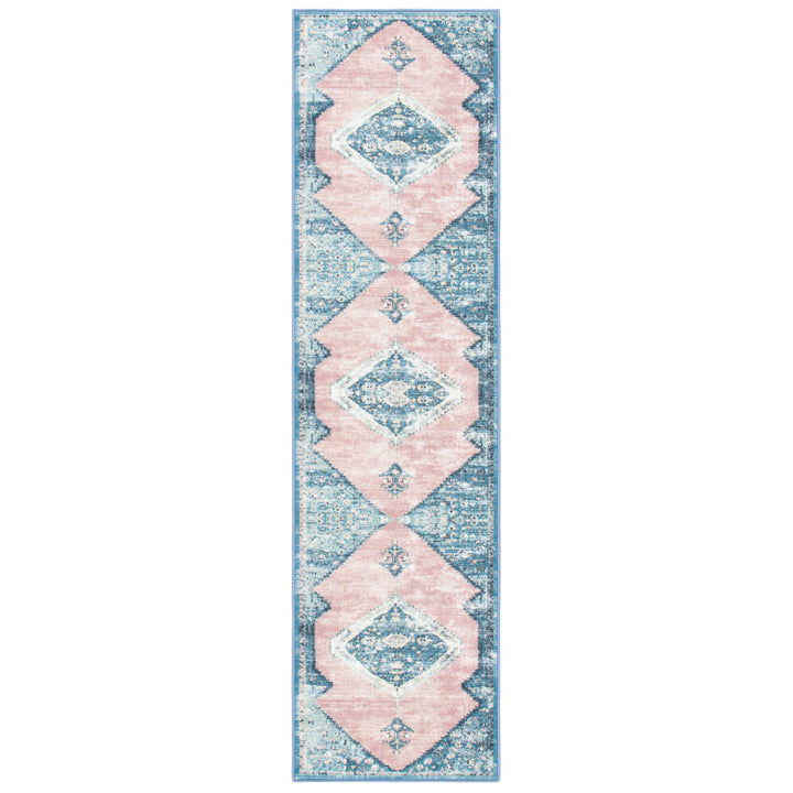 SAFAVIEH Journey Collection JNY147M Blue / Pink Rug Image 5