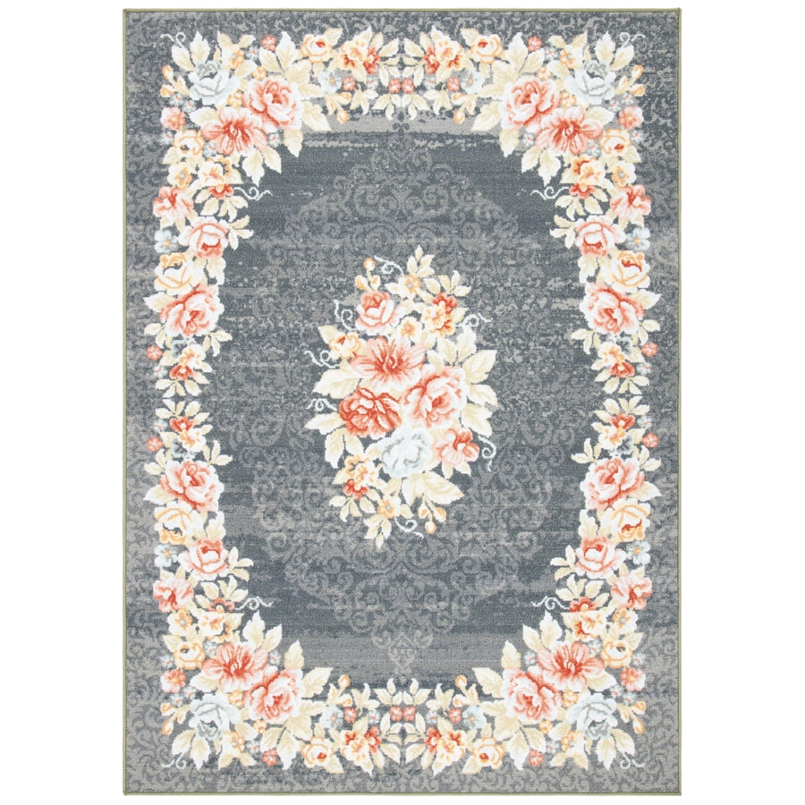 SAFAVIEH Journey Collection JNY125F Grey / Pink Rug Image 1