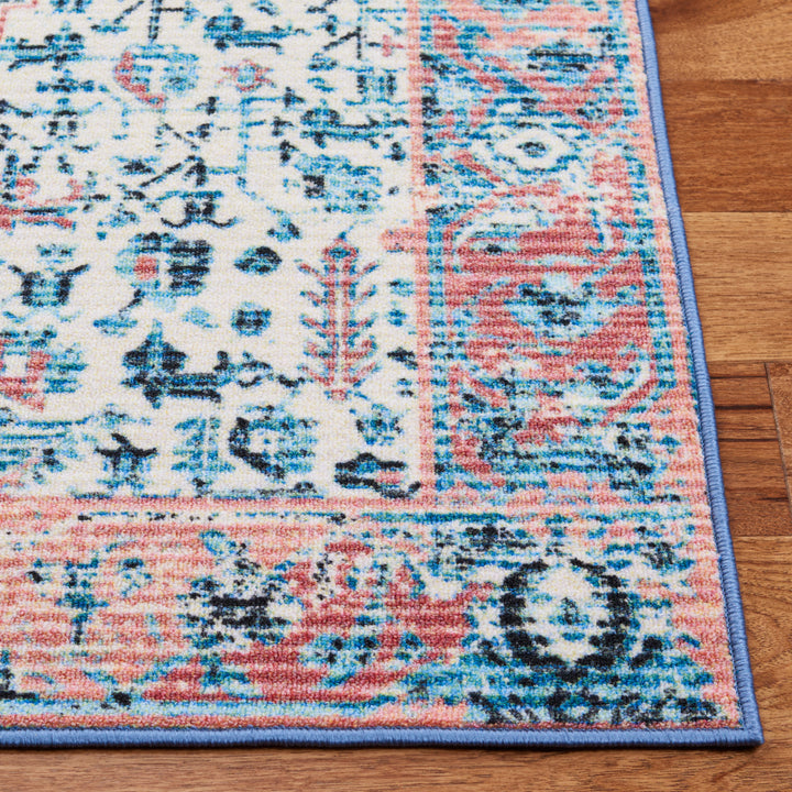 SAFAVIEH Journey Collection JNY149A Ivory / Blue Rug Image 7