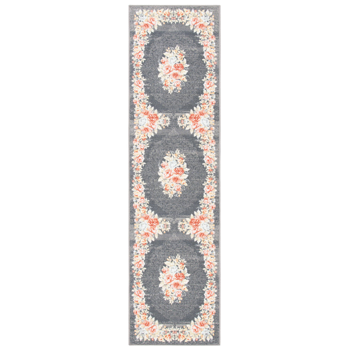 SAFAVIEH Journey Collection JNY125F Grey / Pink Rug Image 5