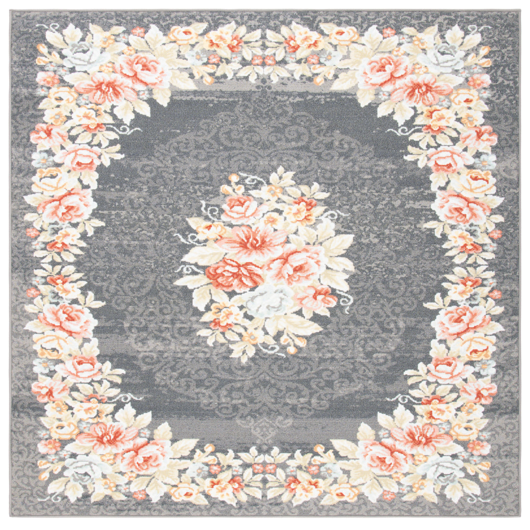 SAFAVIEH Journey Collection JNY125F Grey / Pink Rug Image 6