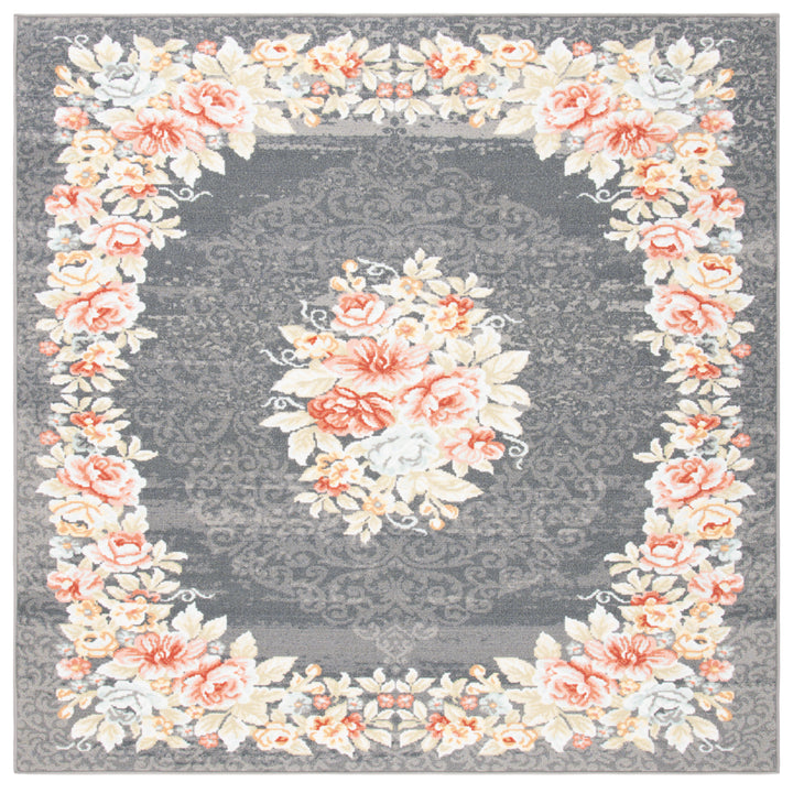 SAFAVIEH Journey Collection JNY125F Grey / Pink Rug Image 6