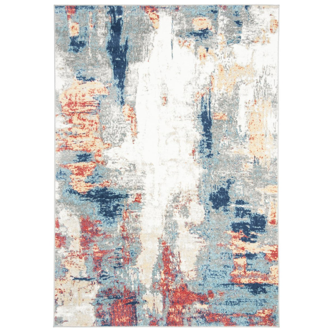 SAFAVIEH Jasper Collection JSP101C Grey / Red Rug Image 4