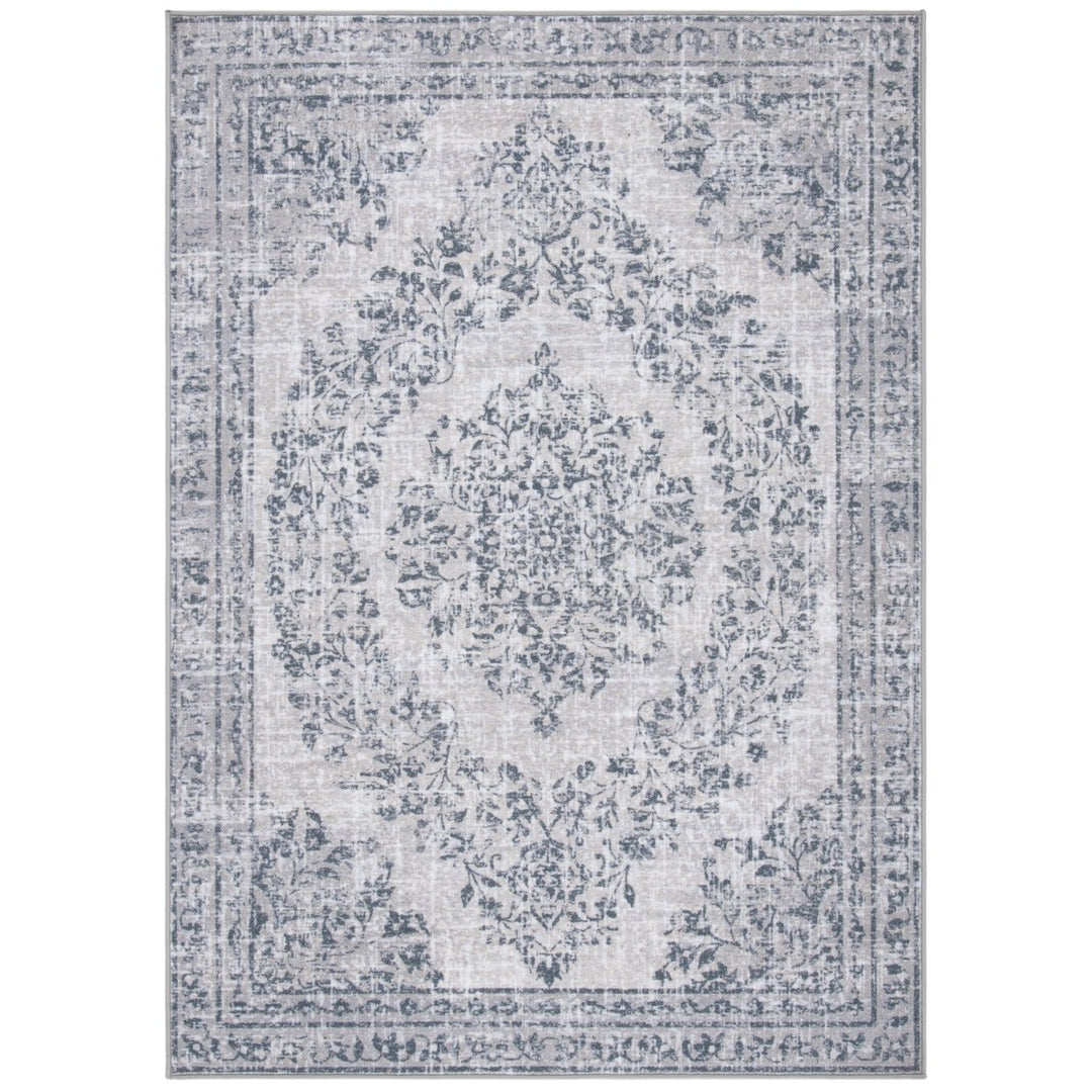 SAFAVIEH Journey JNY177F Light Grey / Dark Grey Rug Image 1