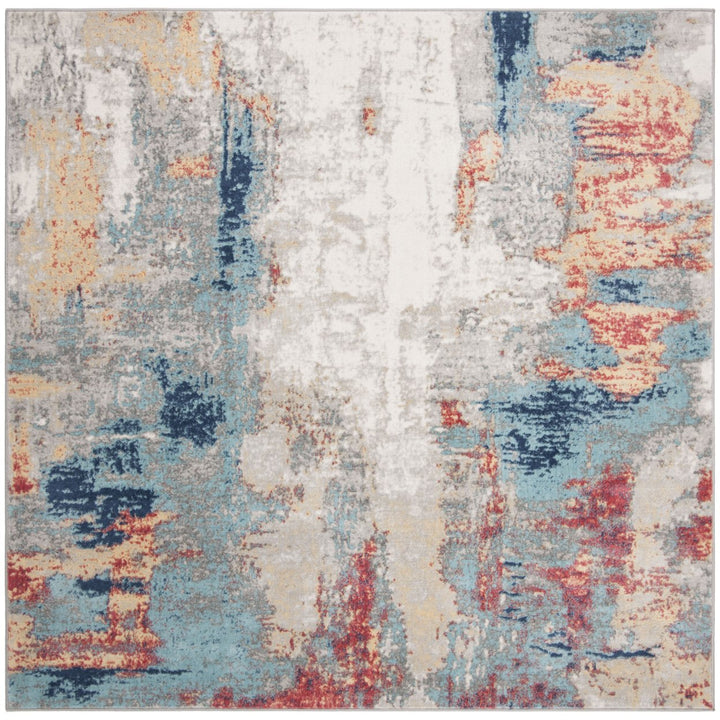 SAFAVIEH Jasper Collection JSP101C Grey / Red Rug Image 6