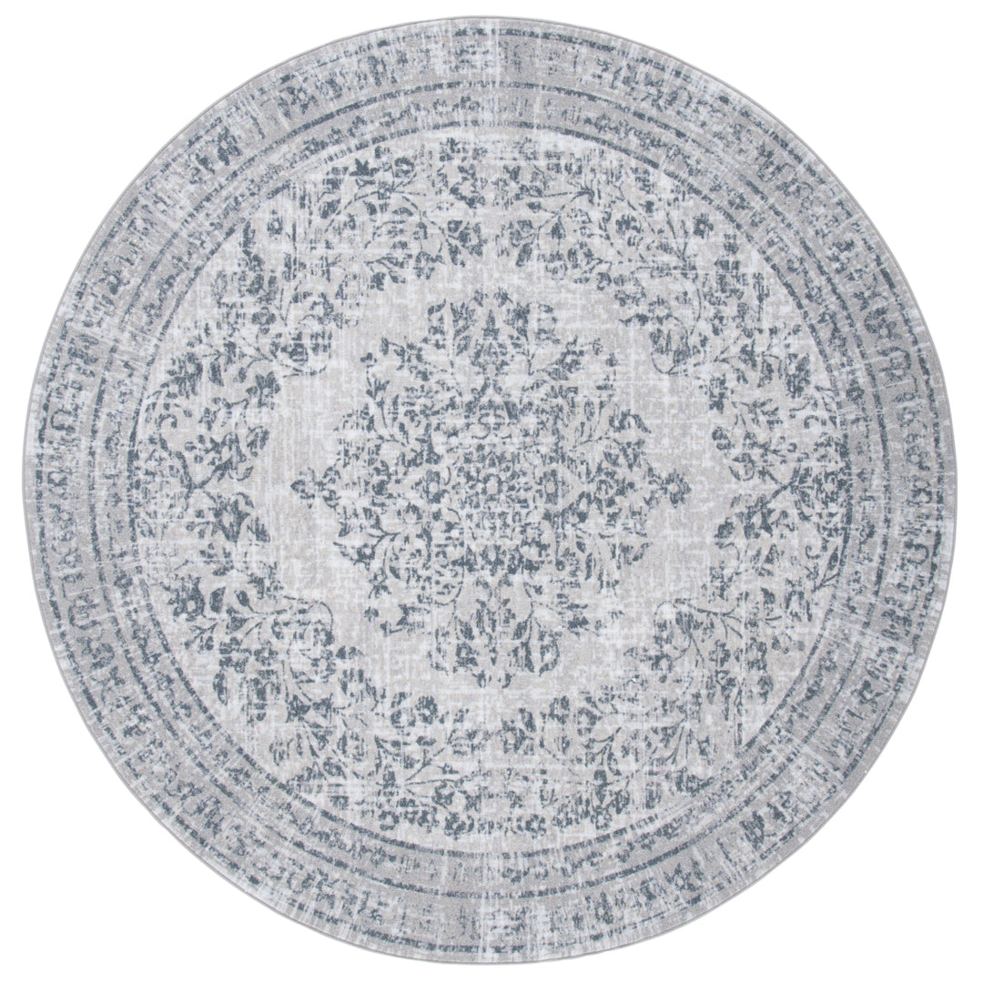 SAFAVIEH Journey JNY177F Light Grey / Dark Grey Rug Image 4