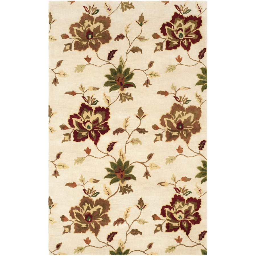 SAFAVIEH Jardin JAR811A Handmade Ivory / Multi Rug Image 1