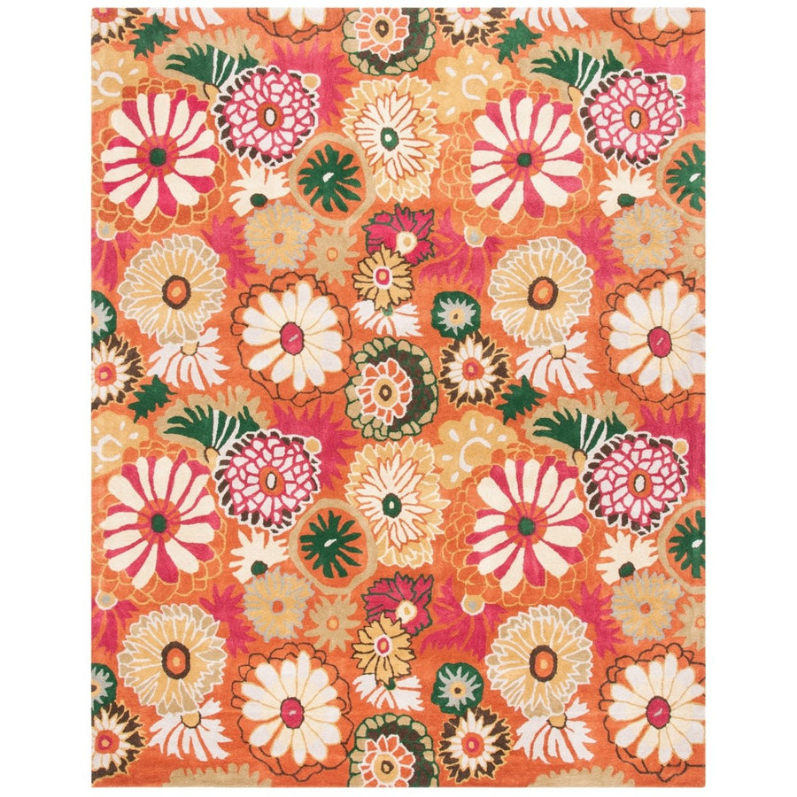 SAFAVIEH Jardin JAR812A Handmade Orange / Multi Rug Image 1