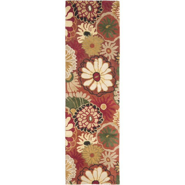 SAFAVIEH Jardin JAR812A Handmade Orange / Multi Rug Image 5