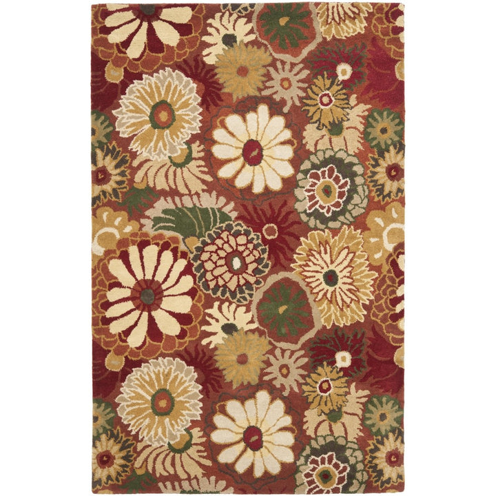 SAFAVIEH Jardin JAR812A Handmade Orange / Multi Rug Image 10