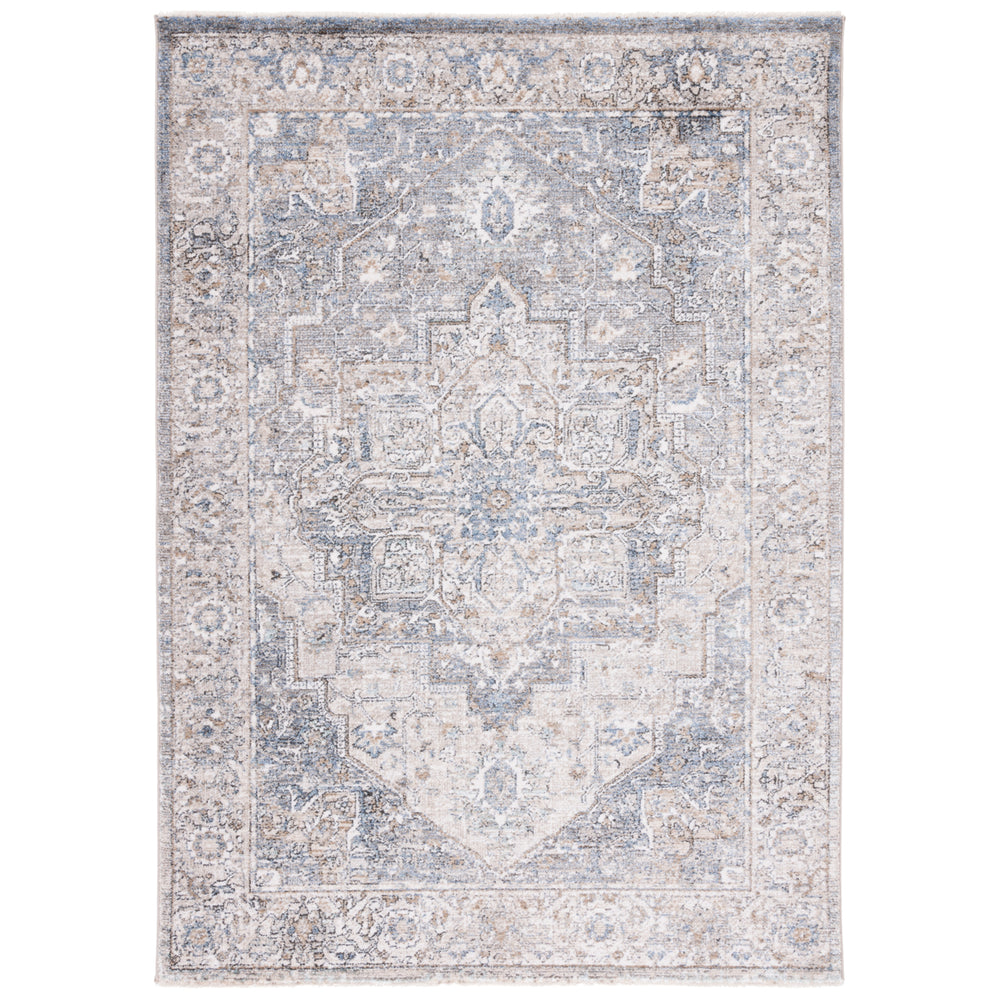 SAFAVIEH Jasmine Collection JSM314F Grey / Blue Rug Image 2