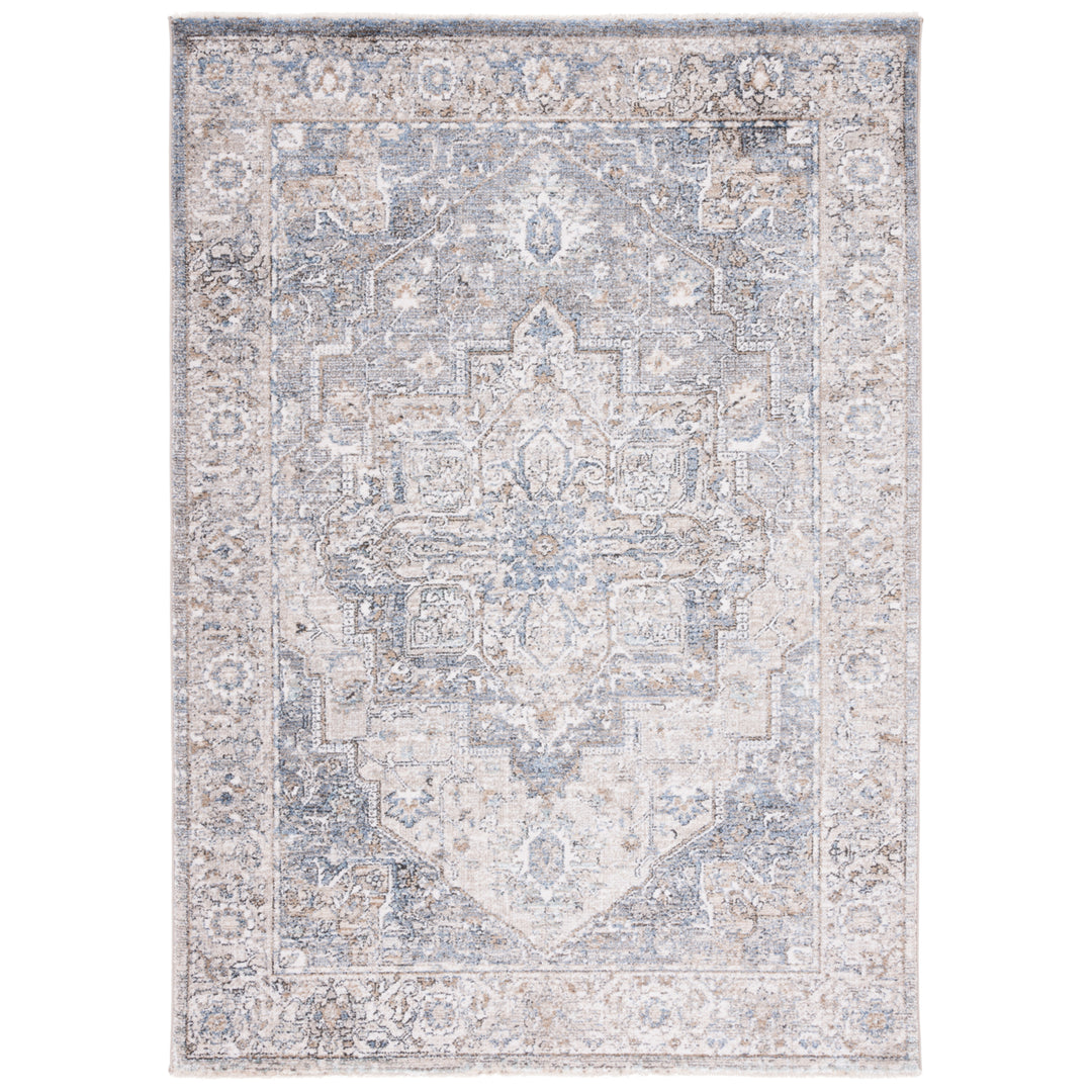 SAFAVIEH Jasmine Collection JSM314F Grey / Blue Rug Image 2