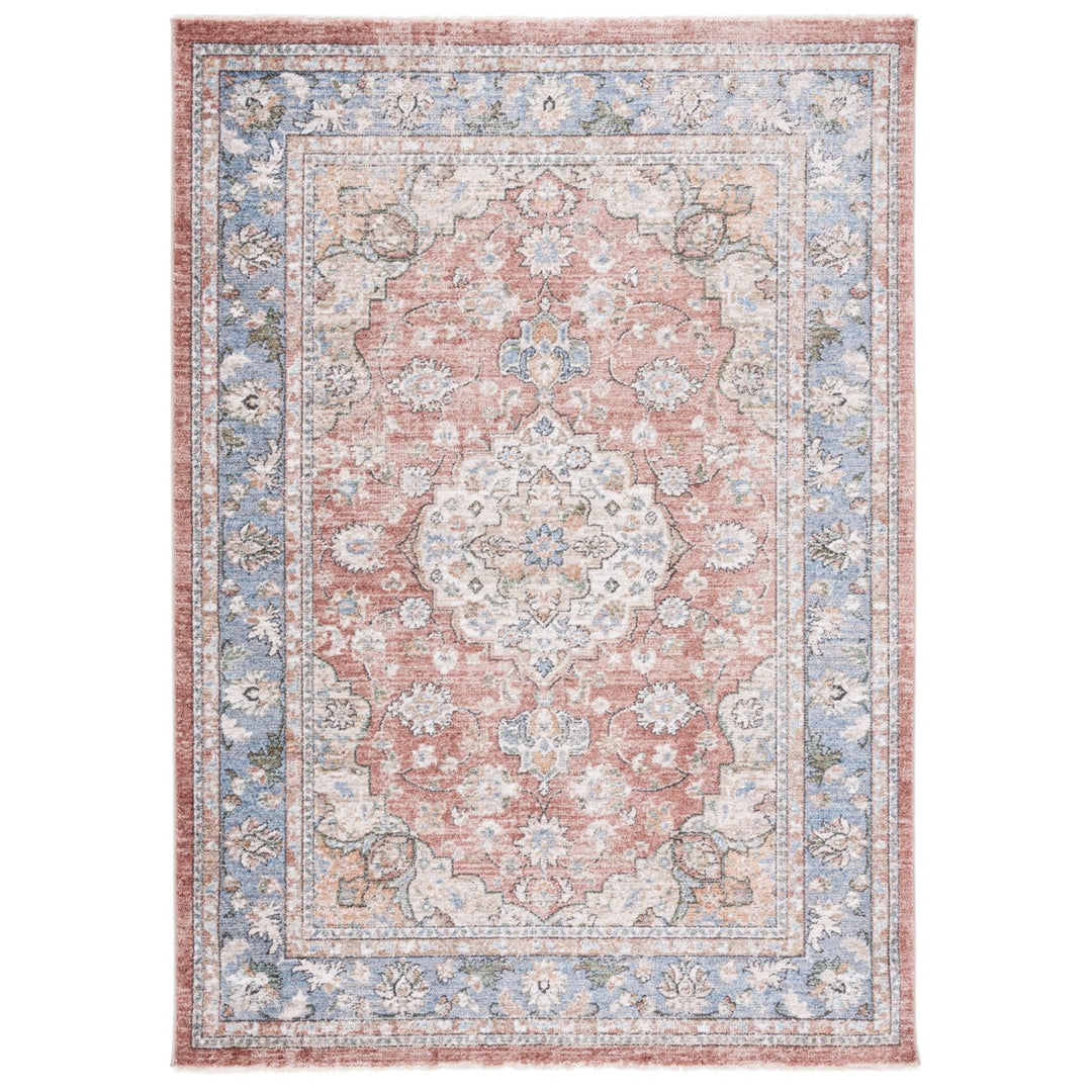 SAFAVIEH Jasmine Collection JSM317P Rust / Blue Rug Image 1