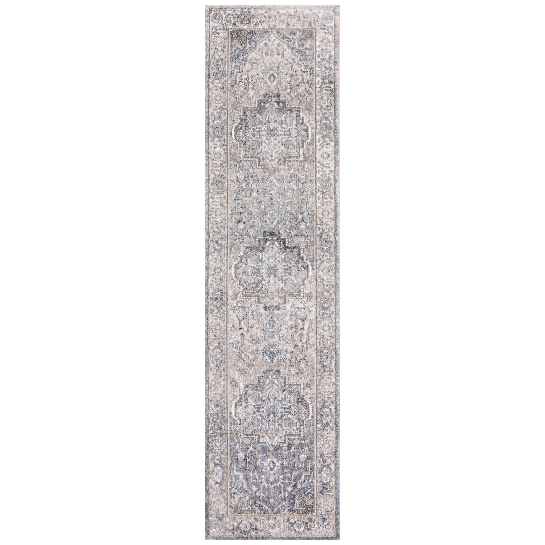 SAFAVIEH Jasmine Collection JSM314F Grey / Blue Rug Image 4