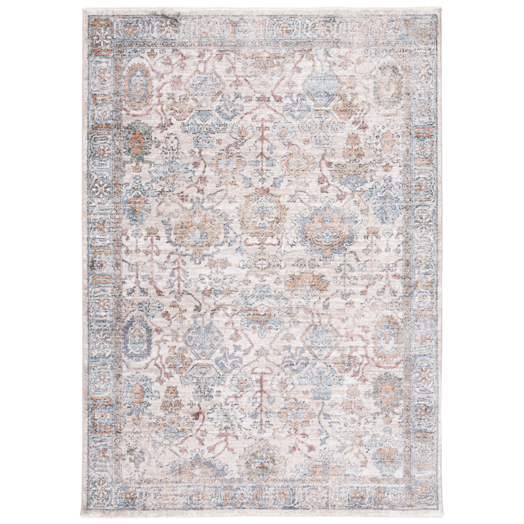 SAFAVIEH Jasmine Collection JSM319A Ivory / Blue Rug Image 2