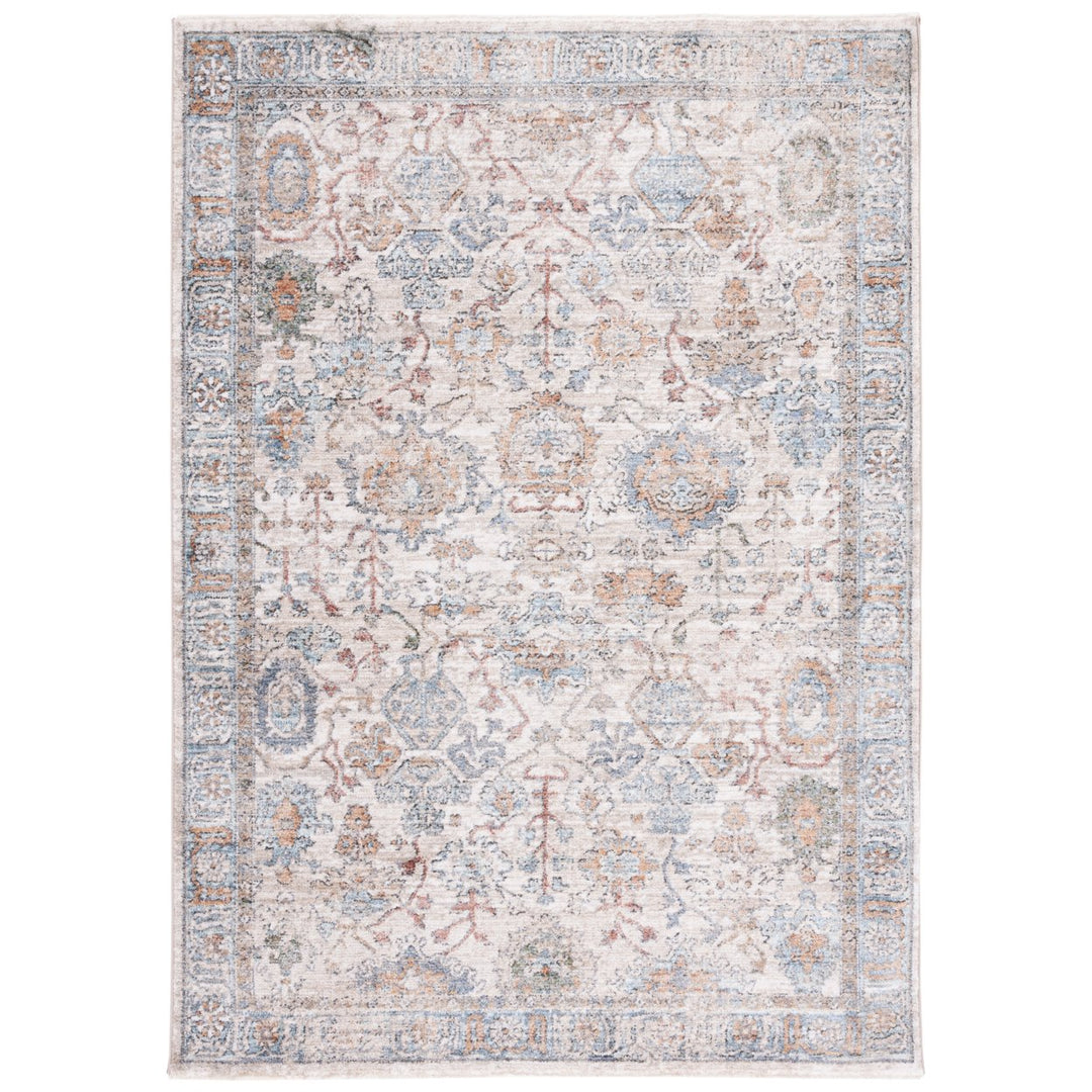 SAFAVIEH Jasmine Collection JSM319A Ivory / Blue Rug Image 1