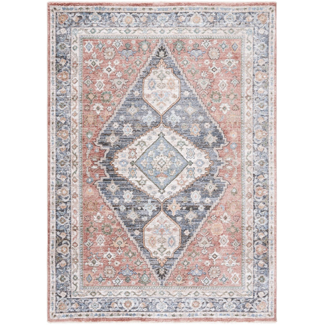 SAFAVIEH Jasmine Collection JSM329P Rust / Navy Rug Image 2