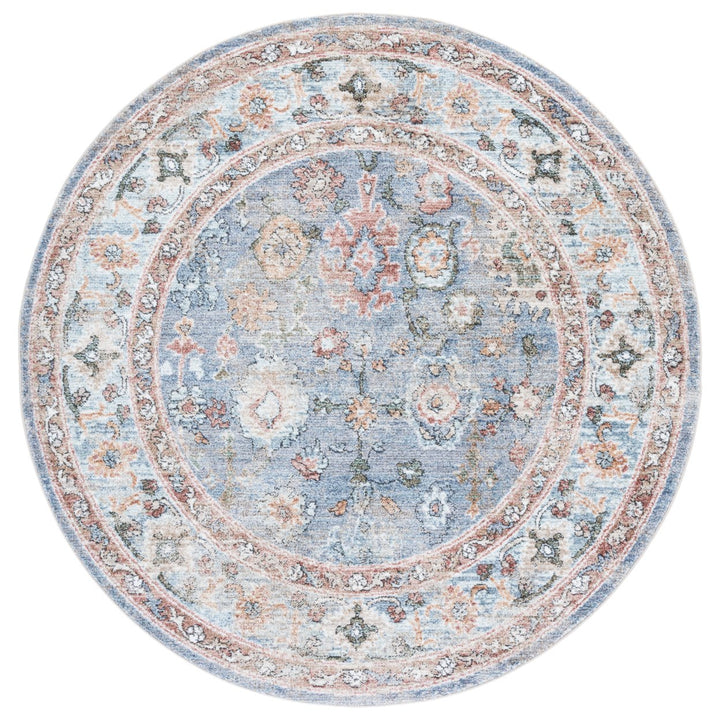 SAFAVIEH Jasmine Collection JSM338M Blue / Gold Rug Image 1