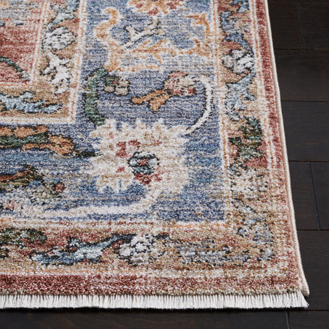 SAFAVIEH Jasmine Collection JSM338P Rust / Blue Rug Image 4