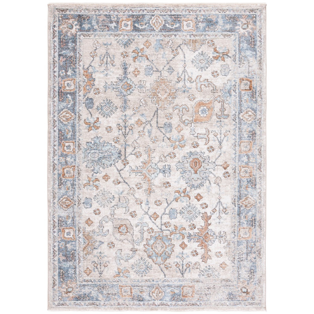 SAFAVIEH Jasmine Collection JSM343A Ivory / Blue Rug Image 1