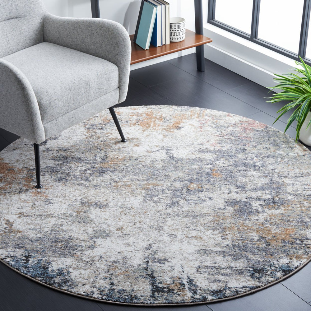 SAFAVIEH Jasmine Collection JSM342F Grey / Taupe Rug Image 2