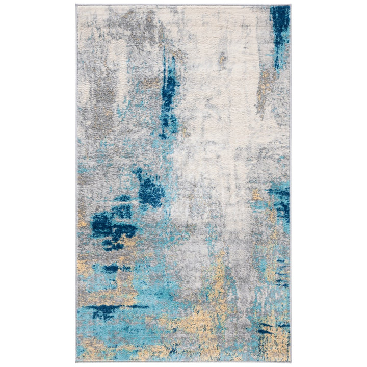 SAFAVIEH Jasper Collection JSP101A Grey / Gold Rug Image 1